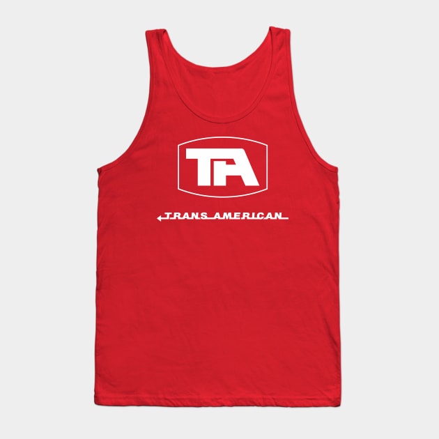 Transamerican Airlines - White Tank Top by RetroCheshire